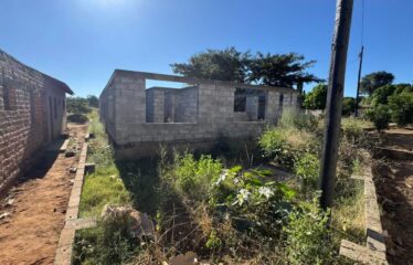 UNFINISHED SEMI-DETACHED PROPERTY FOR SALE IN LIVINGSTONE